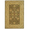 Safavieh AN553A Anatolia Collection 4-Feet Handmade Hand-Spun Wool Round Area Rug, Green and Gold
