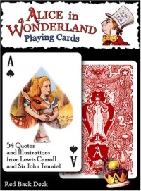 Alice In Wonderland Playing Cards - Red Back Deck Alice In Wonderland Playing Cards - Red Back Deck