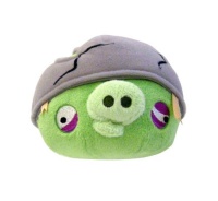 Angry Birds Plush 5-Inch Helmet Pig with Sound