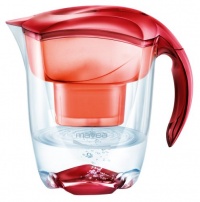 Mavea Elemaris XL Water Filtration Pitcher, Ruby Red Mavea Elemaris XL Water Filtration Pitcher, Ruby Red