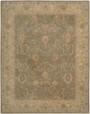 Nourison Rugs Heritage Hall Collection HE20 Green Round 9' x 9' Area Rug