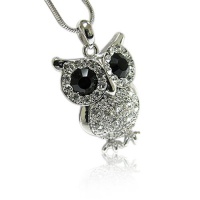 Crystal Owl Pendant Necklace Fashion Jewelry Crystal Owl Pendant Necklace Fashion Jewelry