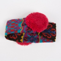 Muk Luks Girls Flower Fairisle Headband Earmuffs - One Size Fits Most Muk Luks Girls Flower Fairisle Headband Earmuffs - One Size Fits Most