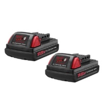 Milwaukee 48-11-1815 M18 Compact LITHIUM-ION Batteries 2 Pack Milwaukee 48-11-1815 M18 Compact LITHIUM-ION Batteries 2 Pack