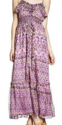 MM Couture by Miss Me Pink, Purple, Orange Mixed Print Chiffon Maxi-Dress with Adjustable Spaghetti Straps MM Couture by Miss Me Pink, Purple, Orange Mixed Print Chiffon Maxi-Dress with Adjustable Spaghetti Straps