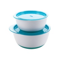 OXO Tot Bowl Set, Aqua OXO Tot Bowl Set, Aqua