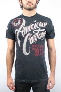 Affliction - Mens Speed Shop T-Shirt in Black Affliction - Mens Speed Shop T-Shirt in Black