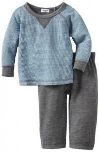 Splendid Littles Baby-Boys Newborn Double Faced Thermal Crew Set, Sky, 18-24 Splendid Littles Baby-Boys Newborn Double Faced Thermal Crew Set, Sky, 18-24