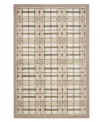 A traditional basketweave plaid is updated for the modern home in this area rug only from Martha Stewart rugs. Hand tufted in India of long wool fibers, this luxurious home accent presents unparalleled comfort and style underfoot.