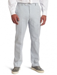 Tommy Hilfiger Men's Trim Fit Flat Front Seersucker Pant Tommy Hilfiger Men's Trim Fit Flat Front Seersucker Pant