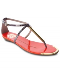 Take aim toward the ultimate warm weather sandal! The Archer flat sandals from DV by Dolce Vita bring shining details for seasonal appeal. Take aim toward the ultimate warm weather sandal! The Archer flat sandals from DV by Dolce Vita bring shining details for seasonal appeal.