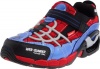 Stride Rite Kid's Web-Slinger Sneaker, Red/Blue, 12 M US Little Kid