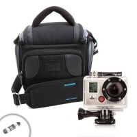 USA Gear Lightweight Durable Camera Bag With Padded Interior Lining for GoPro HD HERO3 HERO2 Cameras: Outdoor / Motorsports / Surf / Helmet / Naked / 960 & Accessories **Includes Cardreader** USA Gear Lightweight Durable Camera Bag With Padded Interior Lining for GoPro HD HERO3 HERO2 Cameras: Outdoor / Motorsports / Surf / Helmet / Naked / 960 & Accessories **Includes Cardreader**