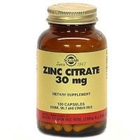 Solgar Zinc Citrate 30mg - 100 - Capsules