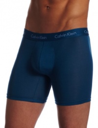 Calvin Klein Men's Micro Modal Boxer Brief, Blue Spell, Large