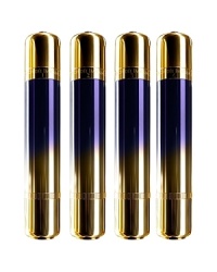 Unparalleled anti-aging results. This 4-week intensive and progressive treatment energizes and accelerates the natural renewal cycle of the skin. In 28 days, 100% of skin cells are renewed. Week 1 and 2 focus on stimulating and activating the regeneration process of the skin with a concentrated and graduated physiological micro-peeling action which allows the skin to absorb an unparalleled gradual increase of IOME(Imperiale Orchidee Molecular Extract) with 10 times the concentration reached by week 4. Four at 15ml each. Restructuring agents firm, plump, and maintain hydration throughout the treatment resulting in visibly younger skin. Recommended twice a year. Unparalleled anti-aging results. This 4-week intensive and progressive treatment energizes and accelerates the natural renewal cycle of the skin. In 28 days, 100% of skin cells are renewed. Week 1 and 2 focus on stimulating and activating the regeneration process of the skin with a concentrated and graduated physiological micro-peeling action which allows the skin to absorb an unparalleled gradual increase of IOME(Imperiale Orchidee Molecular Extract) with 10 times the concentration reached by week 4. Four at 15ml each. Restructuring agents firm, plump, and maintain hydration throughout the treatment resulting in visibly younger skin. Recommended twice a year.