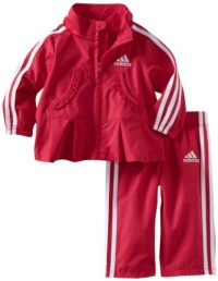 adidas Baby-Girls Infant Pretty Wind 2 Piece Set, Dark Pink, 12 Months adidas Baby-Girls Infant Pretty Wind 2 Piece Set, Dark Pink, 12 Months