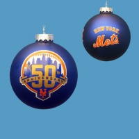 100MM NY METS 50TH ANNIVERSARY GLASS 100MM NY METS 50TH ANNIVERSARY GLASS