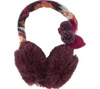 Muk Luks Girls Boho Fur Earmuffs - One Size Fits Most Muk Luks Girls Boho Fur Earmuffs - One Size Fits Most
