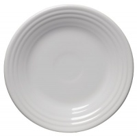 Fiesta 9-Inch Luncheon Plate, White Fiesta 9-Inch Luncheon Plate, White