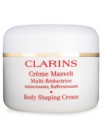 This rich massage cream is specially formulated to target stubborn curves on the waist, abdomen, hips and arms. Highly concentrated formula firms, tones and moisturizes skin. Also facilitates massage application for effective results. 7 oz. Made in France. This rich massage cream is specially formulated to target stubborn curves on the waist, abdomen, hips and arms. Highly concentrated formula firms, tones and moisturizes skin. Also facilitates massage application for effective results. 7 oz. Made in France.