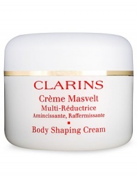 This rich massage cream is specially formulated to target stubborn curves on the waist, abdomen, hips and arms. Highly concentrated formula firms, tones and moisturizes skin. Also facilitates massage application for effective results. 7 oz. Made in France. 