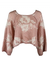 Free People Round Neck Shirt Blush Combo Large Free People Round Neck Shirt Blush Combo Large