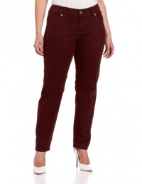 Seven7 Women's Plus-Size Color Skiny S Pocket Pant