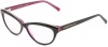 Kate Spade Abena Abena Cat Eye Reading Glasses,Black/Pink 1.0,52 mm