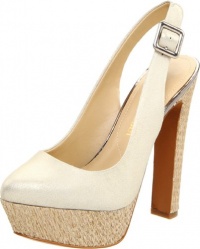Luxury Rebel Women's Gabo Platform Pump, Platinum, 40 M EU/10 M US Luxury Rebel Women's Gabo Platform Pump, Platinum, 40 M EU/10 M US