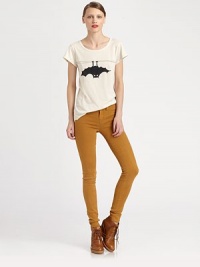 Soft, stretch-denim skinnies pair perfectly with airy blouses or fitted tees. THE FITMedium rise, about 8Inseam, about 33THE DETAILSZip flyFive-pocket style70% tencel/28% cotton/2% elastaneMachine washImportedModel shown is 5'9 (175cm) wearing US size 4. Soft, stretch-denim skinnies pair perfectly with airy blouses or fitted tees. THE FITMedium rise, about 8Inseam, about 33THE DETAILSZip flyFive-pocket style70% tencel/28% cotton/2% elastaneMachine washImportedModel shown is 5'9 (175cm) wearing US size 4.