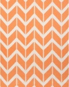 Surya Fallon FAL-1081 Chevron Flat Weave Area Rug, 5 by 8-Feet