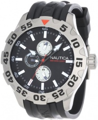 Nautica Men's N15564G BFD 100 Multifunction Black Dial Watch Nautica Men's N15564G BFD 100 Multifunction Black Dial Watch