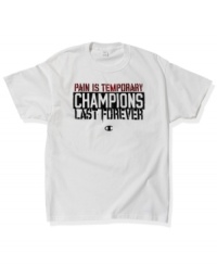 A simple slogan to take you to the next level at the gym, this t-shirt from Champion inspires sporty confidence. A simple slogan to take you to the next level at the gym, this t-shirt from Champion inspires sporty confidence.