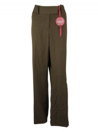 Charter Club Womens Dark Walnut Brown Slim It Up Pants