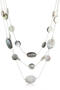 Kenneth Cole New York Shell Bead Illusion Necklace, 22 Kenneth Cole New York Shell Bead Illusion Necklace, 22