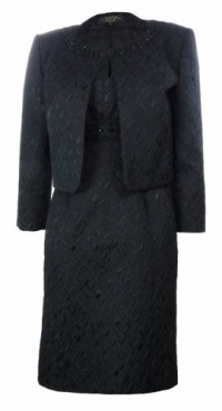 Tahari Arthur S. Levine Luxe Charles Jacket Dress Black Tahari Arthur S. Levine Luxe Charles Jacket Dress Black