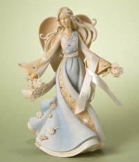 Enesco Foundations Joy Angel Figurine, 9-Inch Enesco Foundations Joy Angel Figurine, 9-Inch