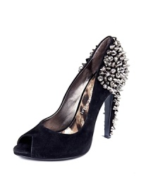 Make an unforgettable impression, coming or going, in these suede-covered, spike-heeled, notice-me platform pumps. By Sam Edelman. Make an unforgettable impression, coming or going, in these suede-covered, spike-heeled, notice-me platform pumps. By Sam Edelman.