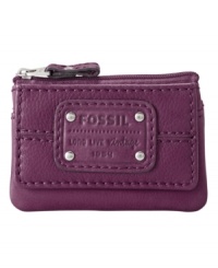 Embossed and studded, the Mercer zip coin purse puts a stylish spin on loose change. Embossed and studded, the Mercer zip coin purse puts a stylish spin on loose change.