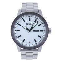 NIXON Men's A263-100 Stainless Steel Analog Silver Dial Watch