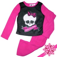 AME Monster High Girls Fleece 2 Piece Pajama Set, Color: Pink, Size: 4/5, Age: 3/4 *Runs Small AME Monster High Girls Fleece 2 Piece Pajama Set, Color: Pink, Size: 4/5, Age: 3/4 *Runs Small