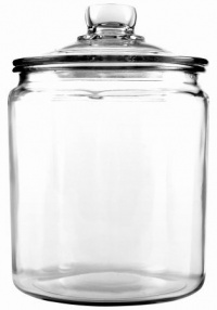 Anchor Hocking Half-Gallon Heritage Hill Glass Jar w/Cover Anchor Hocking Half-Gallon Heritage Hill Glass Jar w/Cover