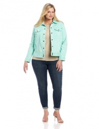Lucky Brand Women's Plus-Size Adelaide Colored Denim Jacket Lucky Brand Women's Plus-Size Adelaide Colored Denim Jacket