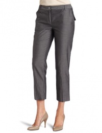 Kenneth Cole W Apparel Womens Slant Pocket Cropped Pant,Rich Black,6 Kenneth Cole W Apparel Womens Slant Pocket Cropped Pant,Rich Black,6