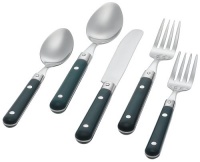 Ginkgo Le Prix 20-Piece Stainless Steel Flatware Set, Green, Service for 4 Ginkgo Le Prix 20-Piece Stainless Steel Flatware Set, Green, Service for 4
