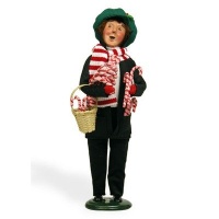 Man Selling Candy Canes Figurine Man Selling Candy Canes Figurine
