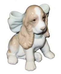 Nao Puppy Present Porcelain Figurine Nao Puppy Present Porcelain Figurine