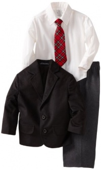 Nautica Dress Up Boys 2-7 4 Piece Suit Set, Black, 2T/2 Nautica Dress Up Boys 2-7 4 Piece Suit Set, Black, 2T/2