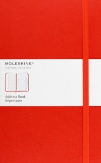 Moleskine Address Book Large Large, Hard Red (Moleskine Legendary Notebooks)